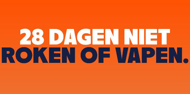 Stoptober uiting: 28 dagen niet roken of vapen