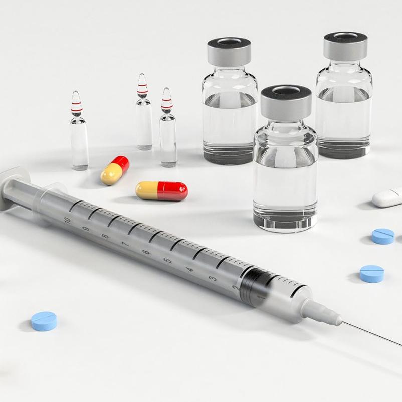 Capsules, medicijnen, medicatie, pillen, injectie, geneesmiddelen